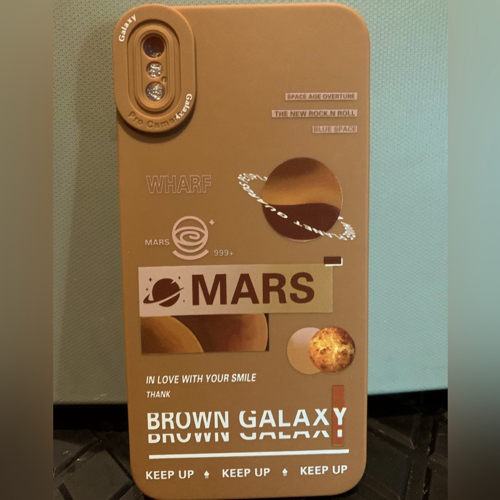 🪐Brown Galaxy IPhone  Case🤎